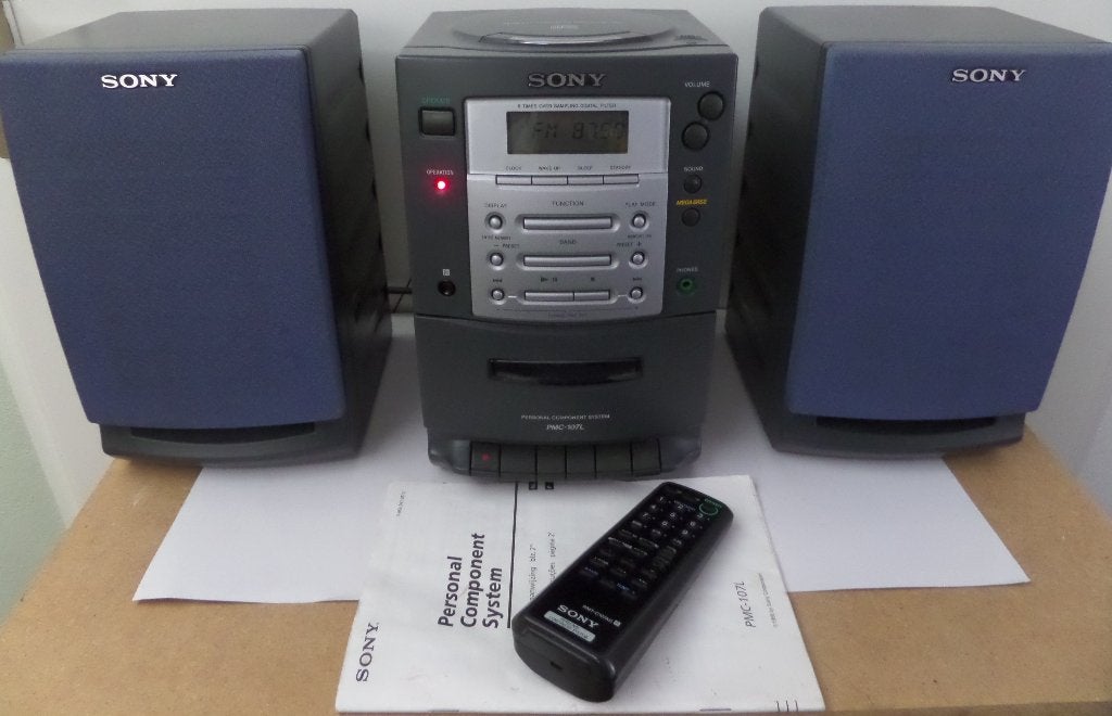 SONY MINI HIFI AUDIOSET, Overige merken, Cassettedeck, Ophalen of Verzenden, Zo goed als nieuw