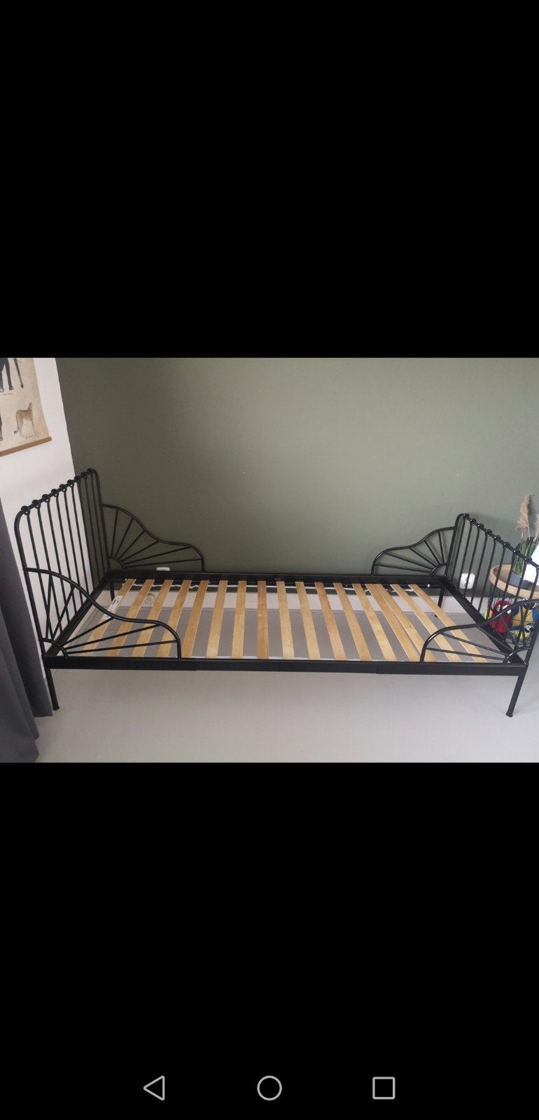 Peuterbed Ikea, Ophalen, 70 tot 85 cm, Zo goed als nieuw, Lattenbodem