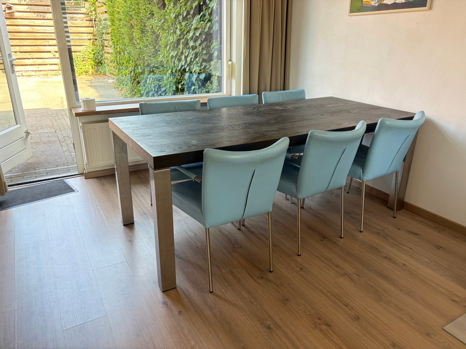 Gratis ophalen in Nijmegen, gebruikte eetkamer, Ophalen, Gebruikt, 4 tot 6 stoelen