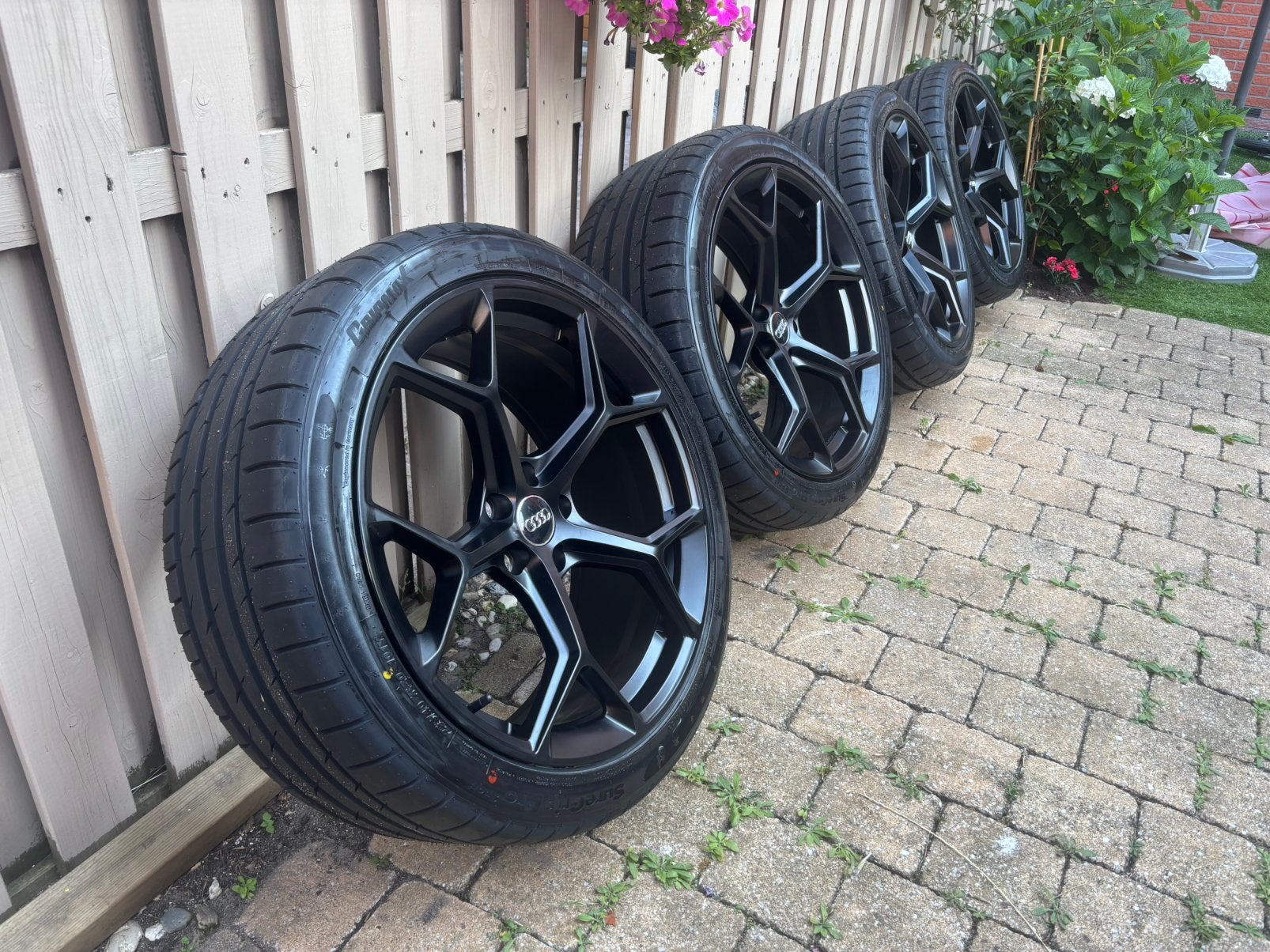 Nieuwe set 20 inch Audi Q5 A6 E tron VW Tiguan Mercedes GLC, Auto-onderdelen, Banden en Velgen, Ophalen, 255 mm, Banden en Velgen