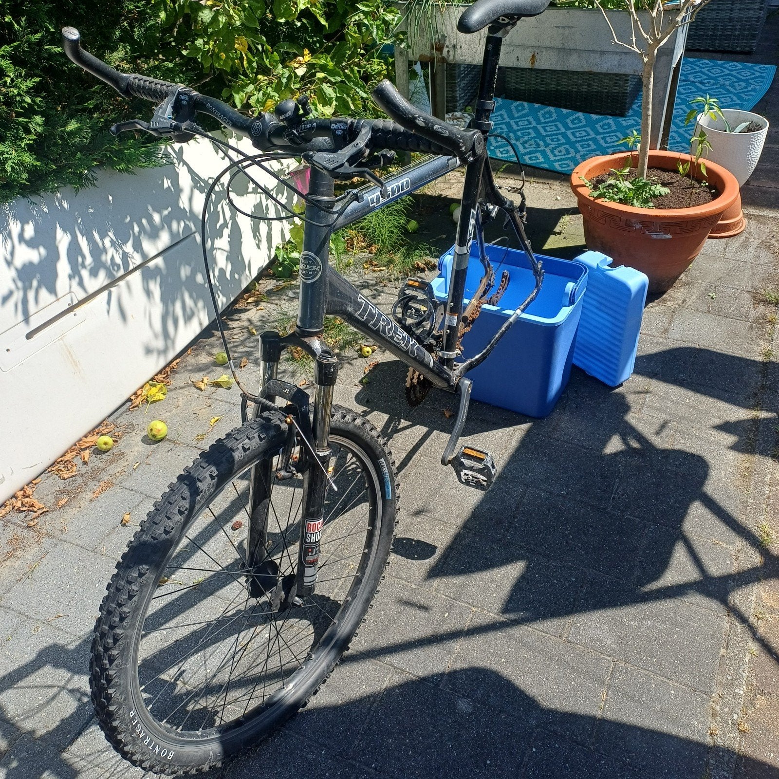 Trek ATB 4500 zonder achterwiel - schakelt perfect, Ophalen, Gebruikt, Geen vering, Trek