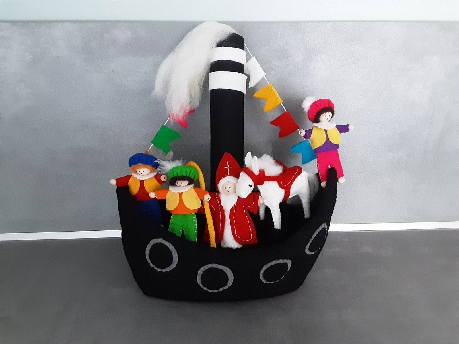 Boot met Sint, pieten en paard, Ophalen of Verzenden, Nieuw