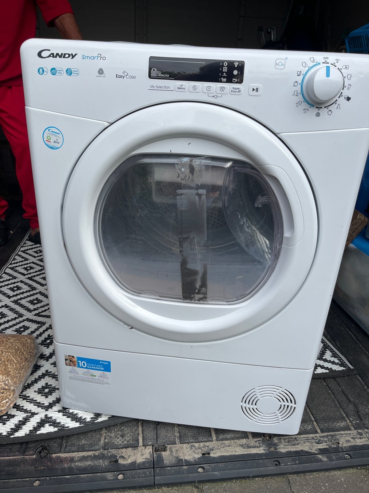 Candy SmartPro 8kg Condensdroger, Witgoed en Apparatuur, Gebruikt, 8 tot 10 kg, Ophalen of Verzenden, Voorlader