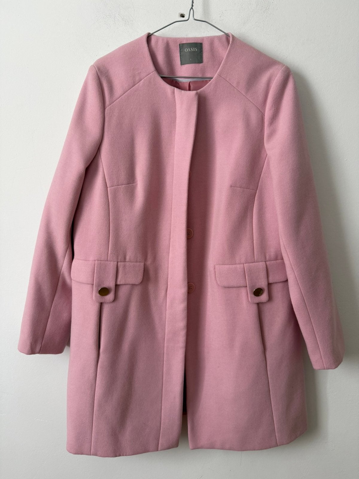 Nieuw! Zacht roze jas Oasis - L, Ophalen of Verzenden, Nieuw, Roze