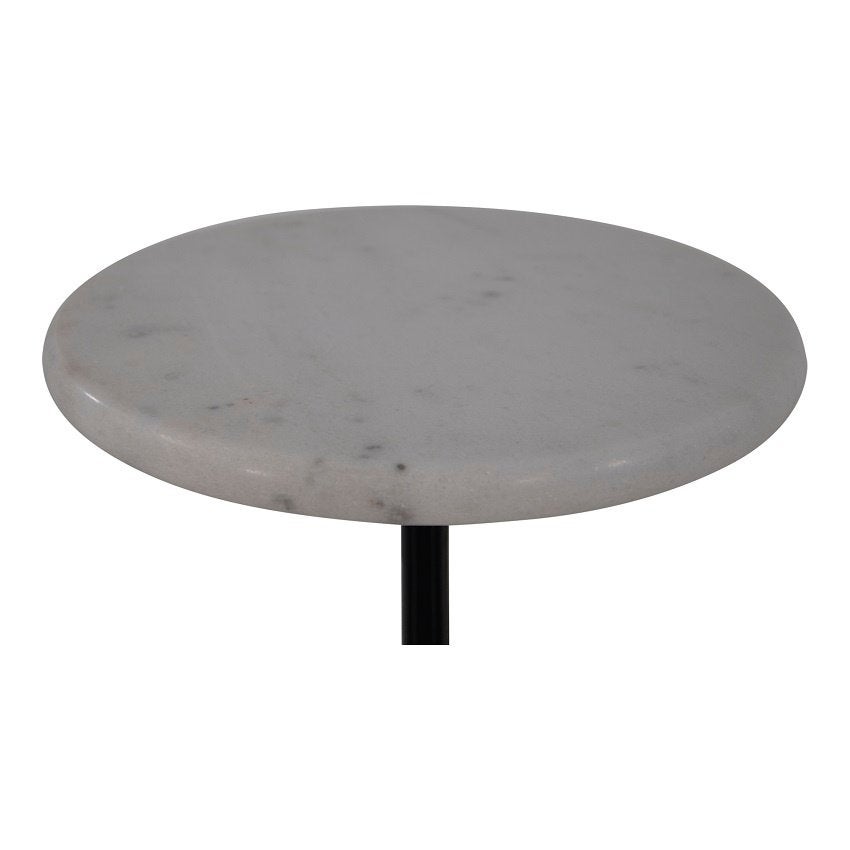 Bijzettafel marmer rond 30 cm x 60 cm hoog, 50 – 75, Minder dan 50 cm, Rond, Nieuw