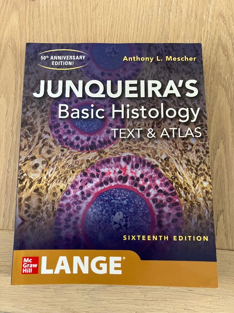 Junqueira’s basic Histology, text and Atlas 16th editie, Boeken, Ophalen of Verzenden, Beta, Anthony L. Mescher, WO