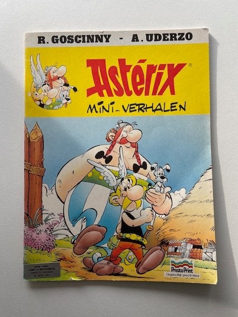 Stripboek Asterix mini-verhalen. Goscinny. Presto Print., Eén stripboek, Ophalen, Gelezen, Goscinny & Uderzo