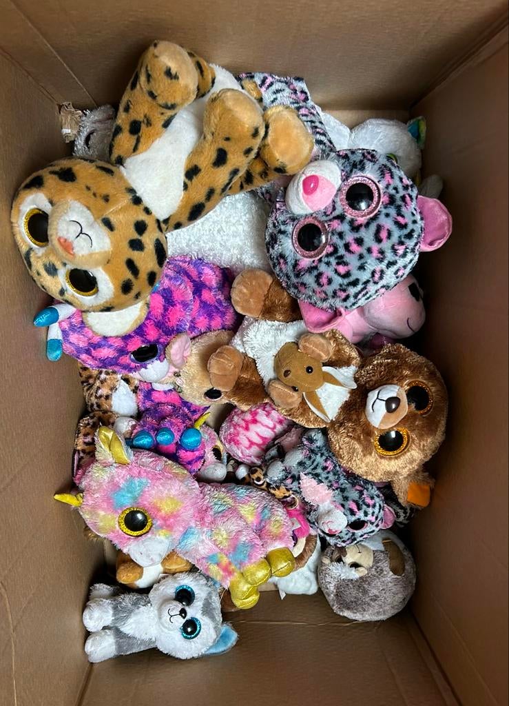 Grote verzameling Ty Beanie Boos knuffels, Gebruikt, Overige karakters, Ophalen of Verzenden, Middelgroot (20 tot 80 cm)