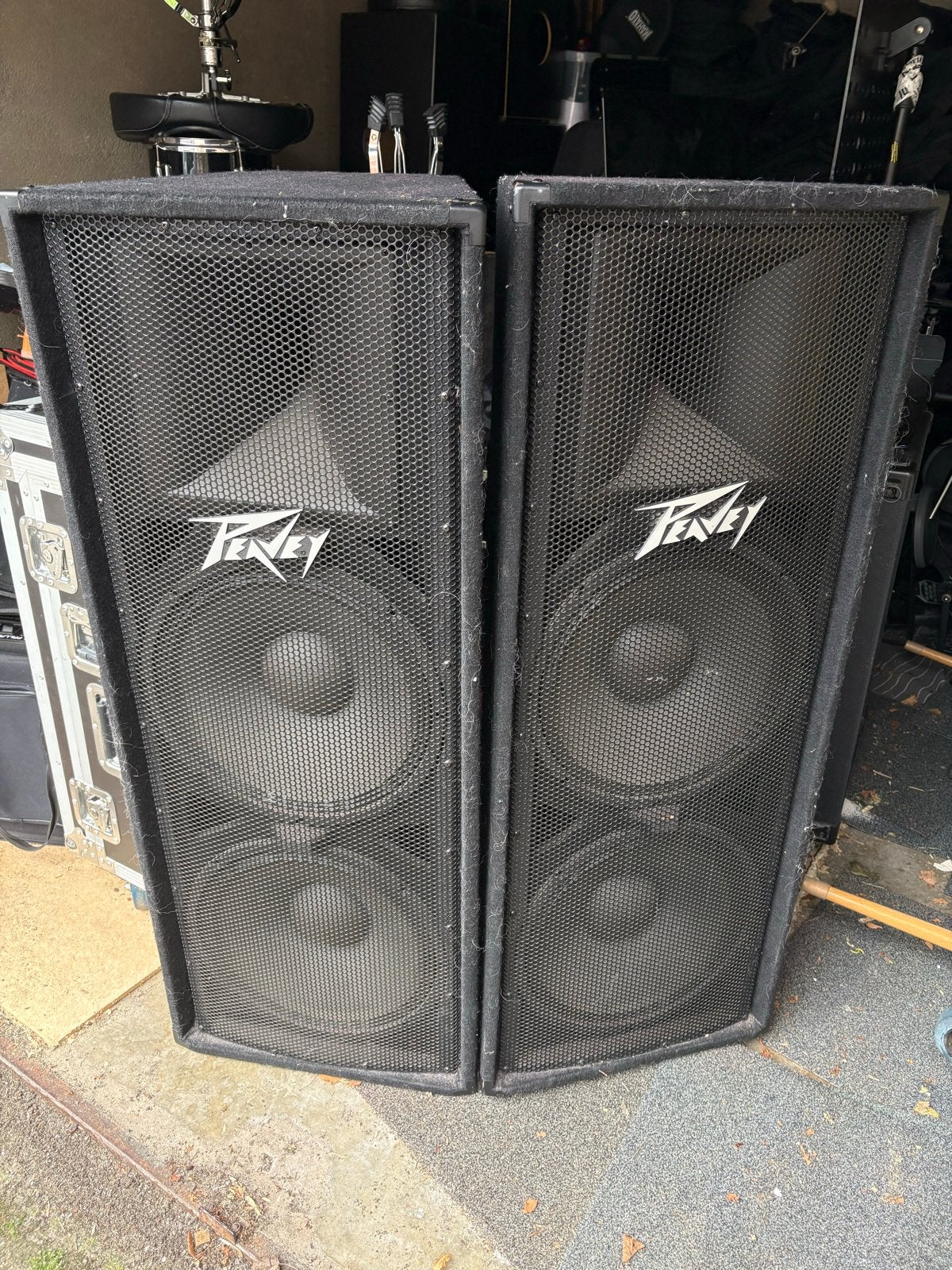 Peavey PV215 en Export FR-Series speakerset, Audio, Tv en Foto, Luidsprekers, Gebruikt, 120 watt of meer, Front, Rear of Stereo speakers