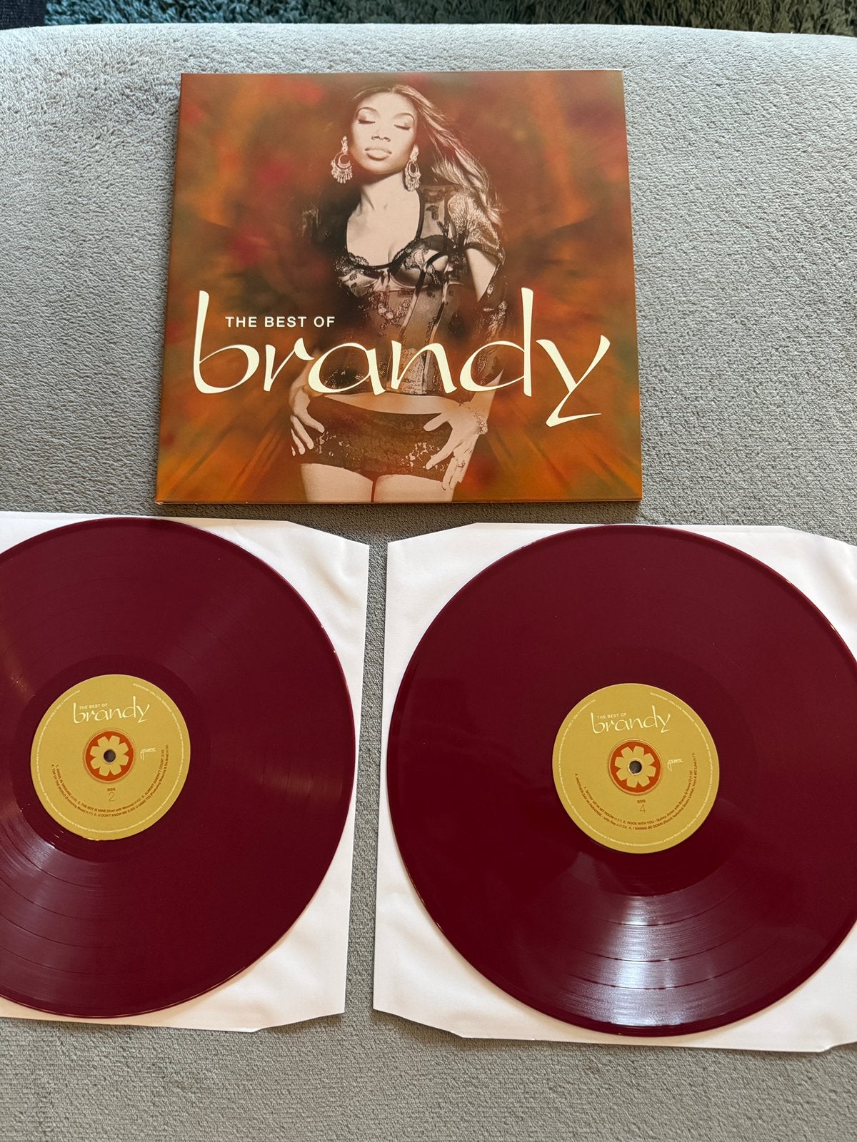 Brandy - The Best Of 2LP maroon, Ophalen of Verzenden, Zo goed als nieuw, 12 inch