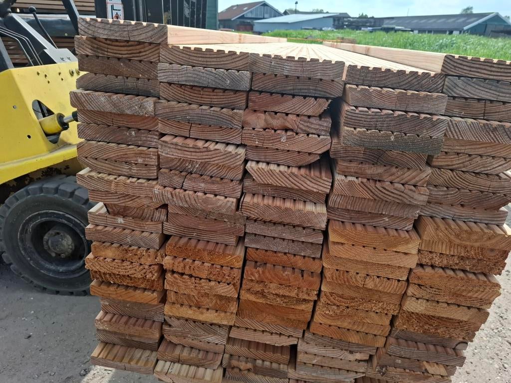 Douglas vlonderplanken b keuze 120 st 3 meter bezorgen mogel, Ophalen, Nieuw, A, Hout