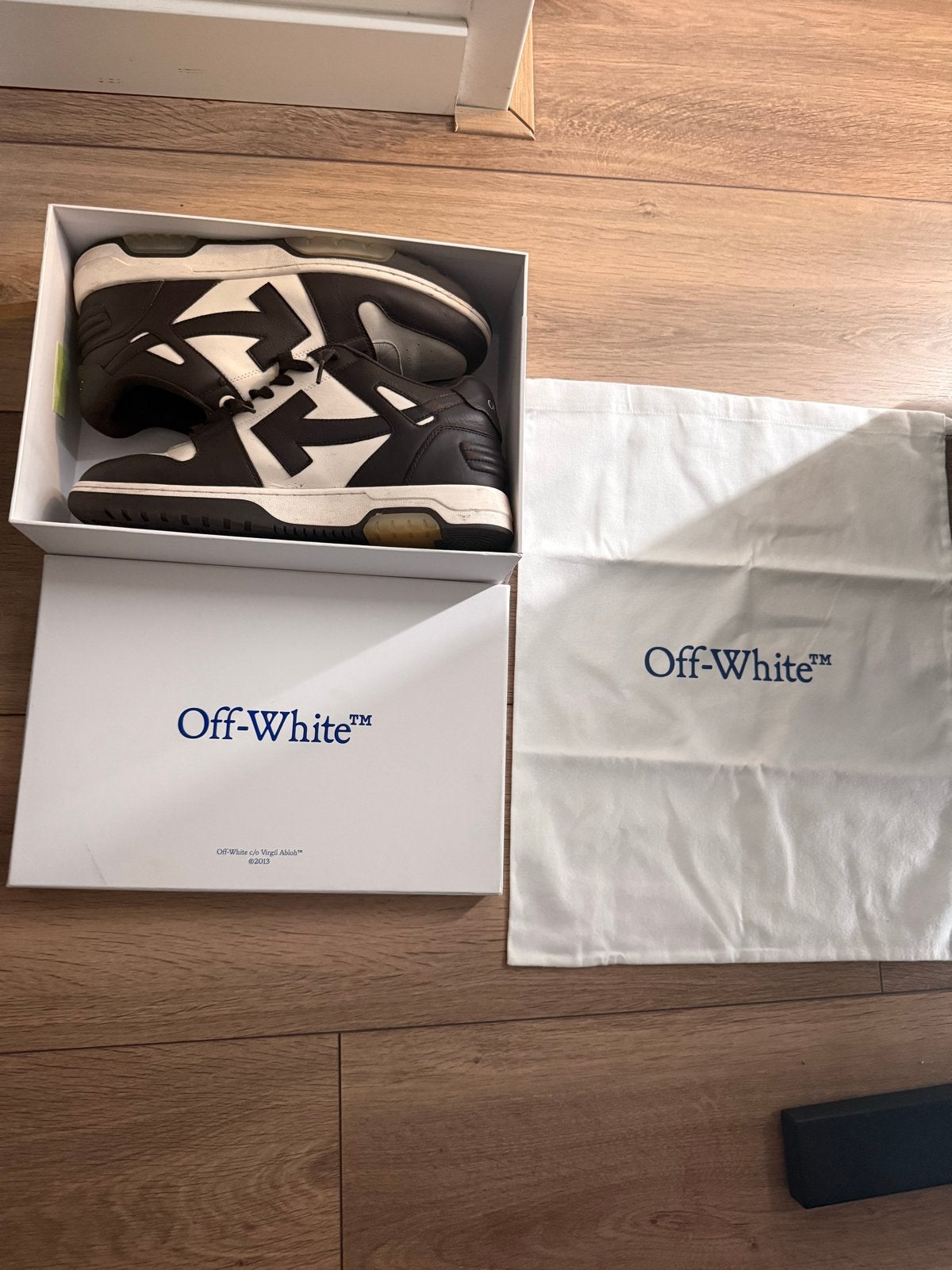 Off-White Out Of Office Sneakers - maat 46, Ophalen of Verzenden, Nieuw, Bruin, Sneakers of Gympen