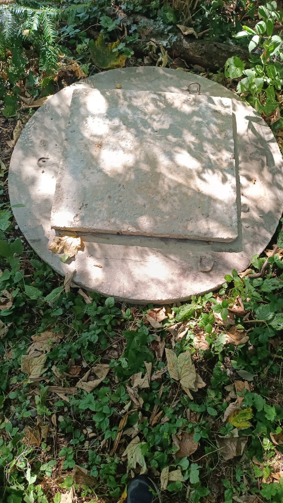 Betonnen putdeksel voor tuin of erf, Ophalen, Gebruikt