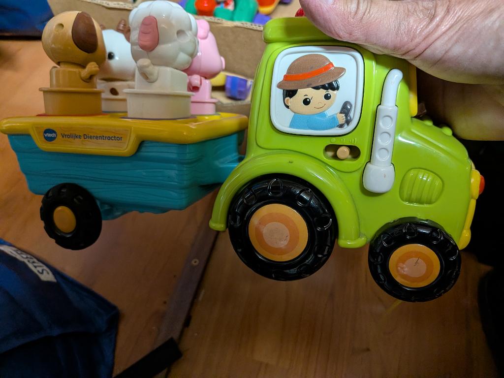 vtech traktor, Ophalen of Verzenden, Zo goed als nieuw, 6 maanden tot 2 jaar