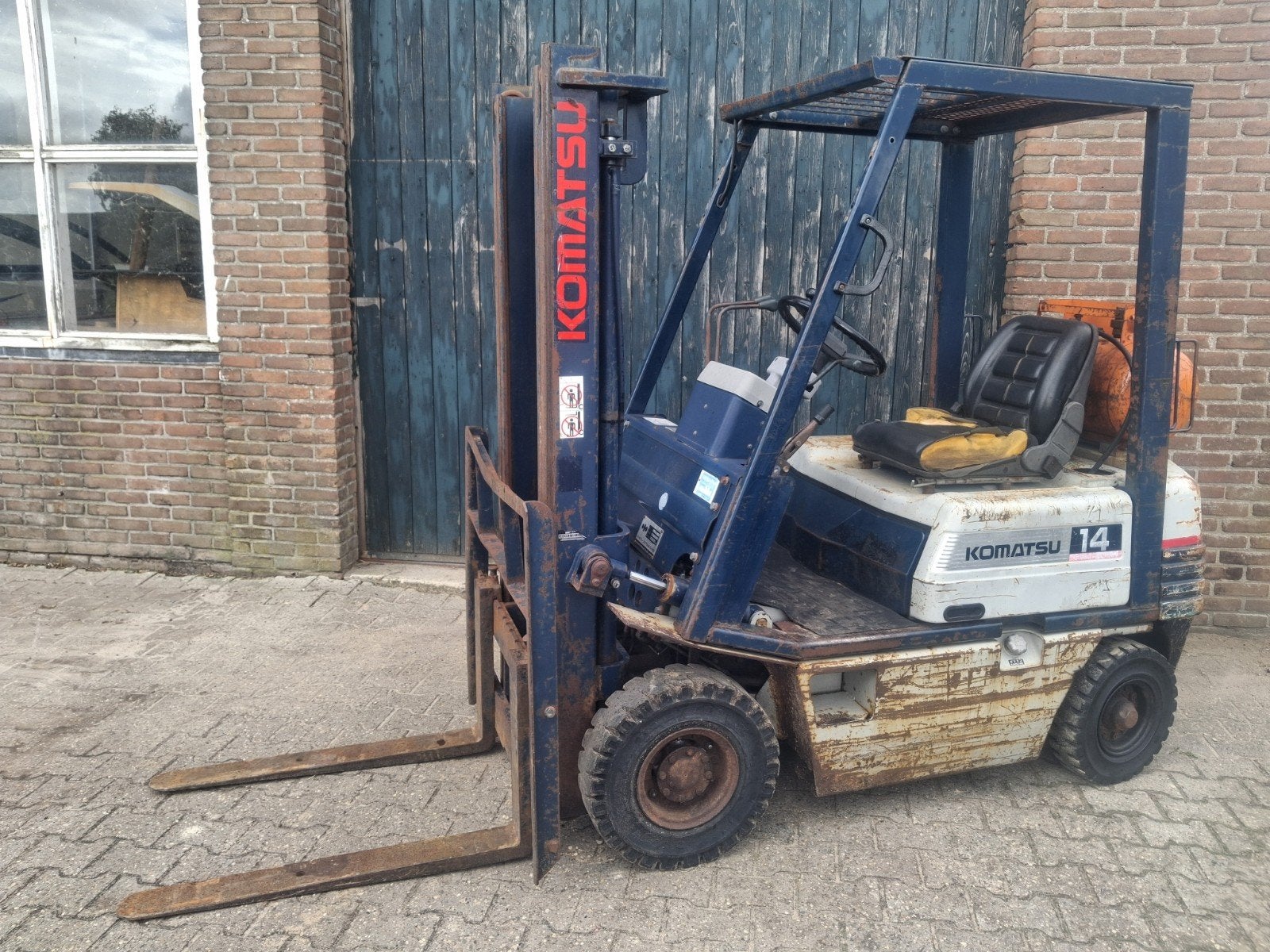 komatsu fg 14-15 lpg heftruck, Heftruck, 1000 tot 2000 kg, Linde Toyota Hyster Komatsu Nissan jungheinrich Still tcm, Ophalen