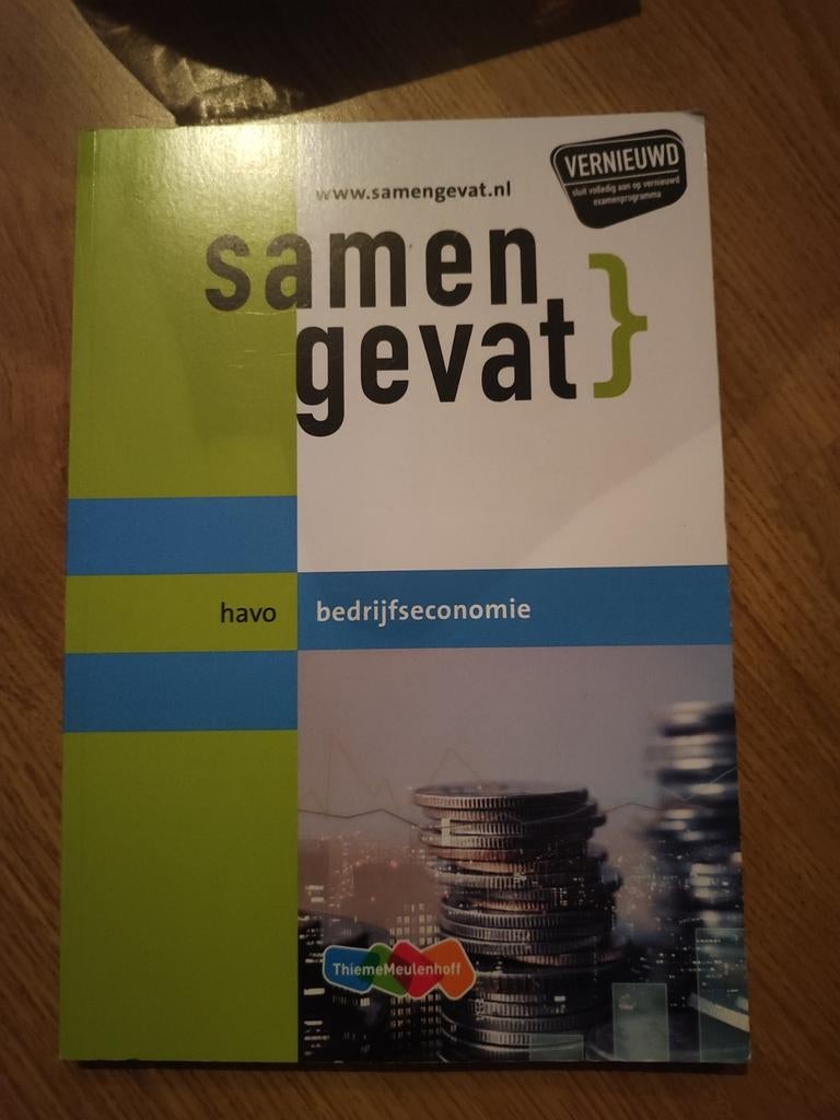 Samengevat havo bedrijfseconomie, Boeken, Schoolboeken, Ophalen of Verzenden