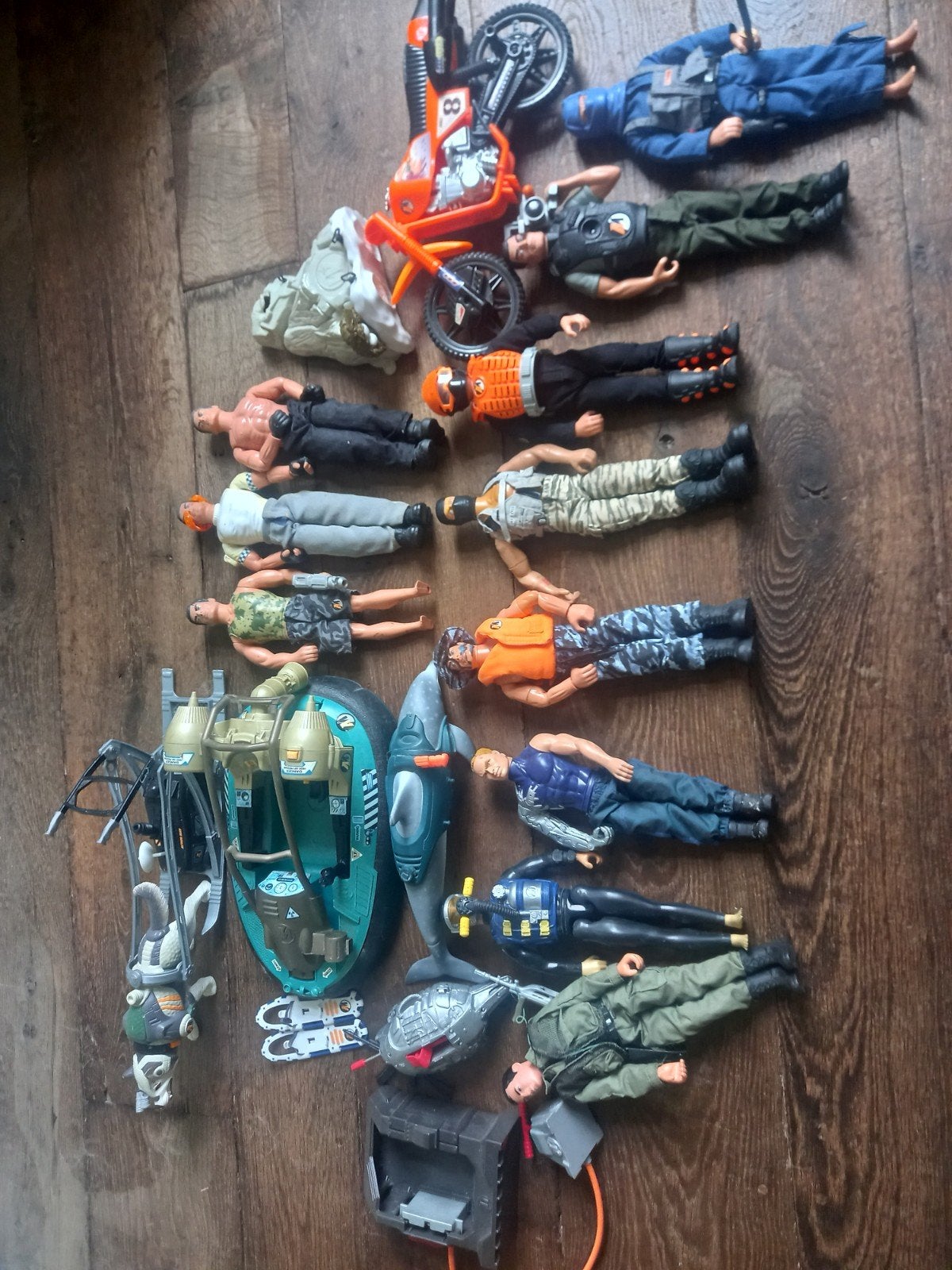 Action man, Ophalen, Gebruikt
