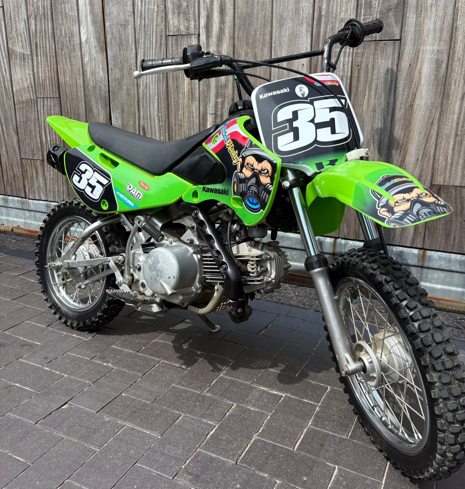 Kawasaki Klx 110cc pitbike, Ophalen, Zo goed als nieuw, Pitbike