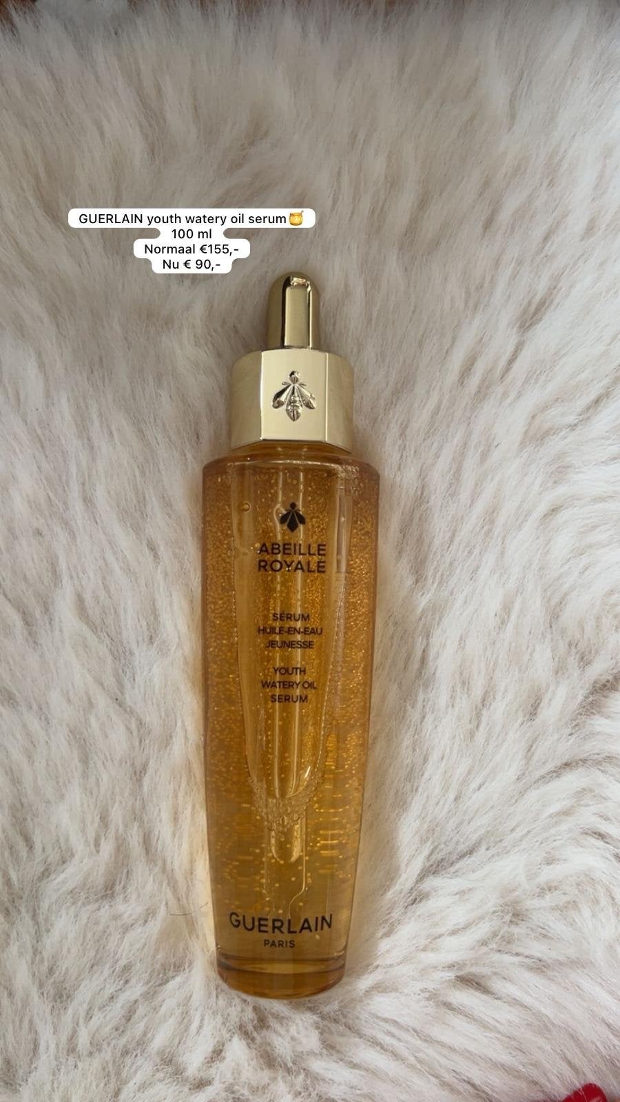 Guerlain Abeille Royale Youth Watery Oil Serum 100ml, Ophalen of Verzenden, Nieuw, Gehele gezicht, Verzorging