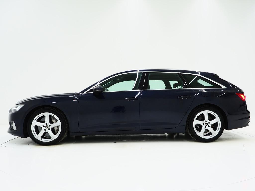 Audi A6 Avant 50 TFSI e quattro S-Line Edition | Leder | Ada, Automaat, 77 km/l, Gebruikt, Zwart