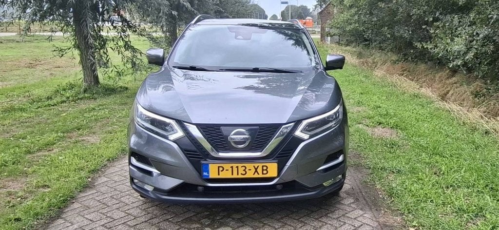 Nissan Qashqai 1.2 Dig-t 85KW 2WD 2018 Grijs, Auto's, Voorwielaandrijving, Zwart, 4 cilinders, Leder en Stof