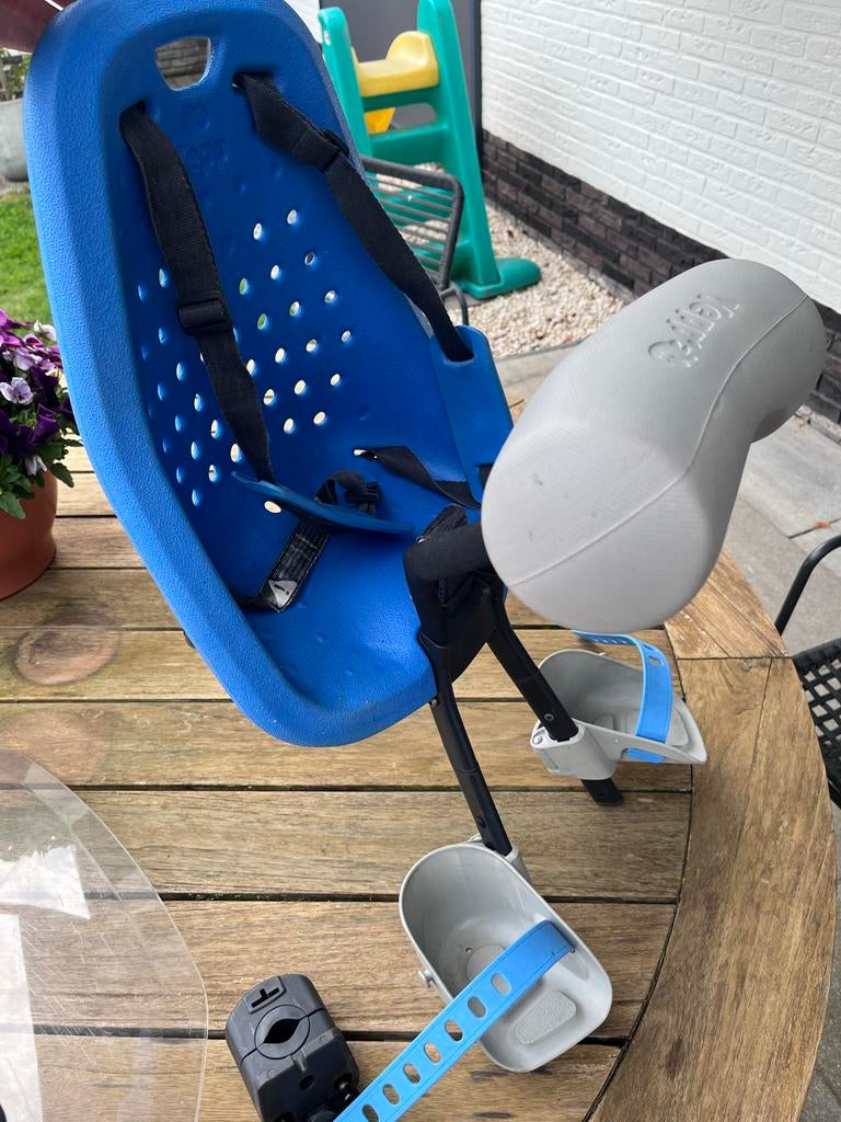 Yepp fiets kinderzitje - montage voorop, Fietsen en Brommers, Fietsaccessoires | Fietsstoeltjes, Ophalen, 0 t/m 18 kg, Voorzitje