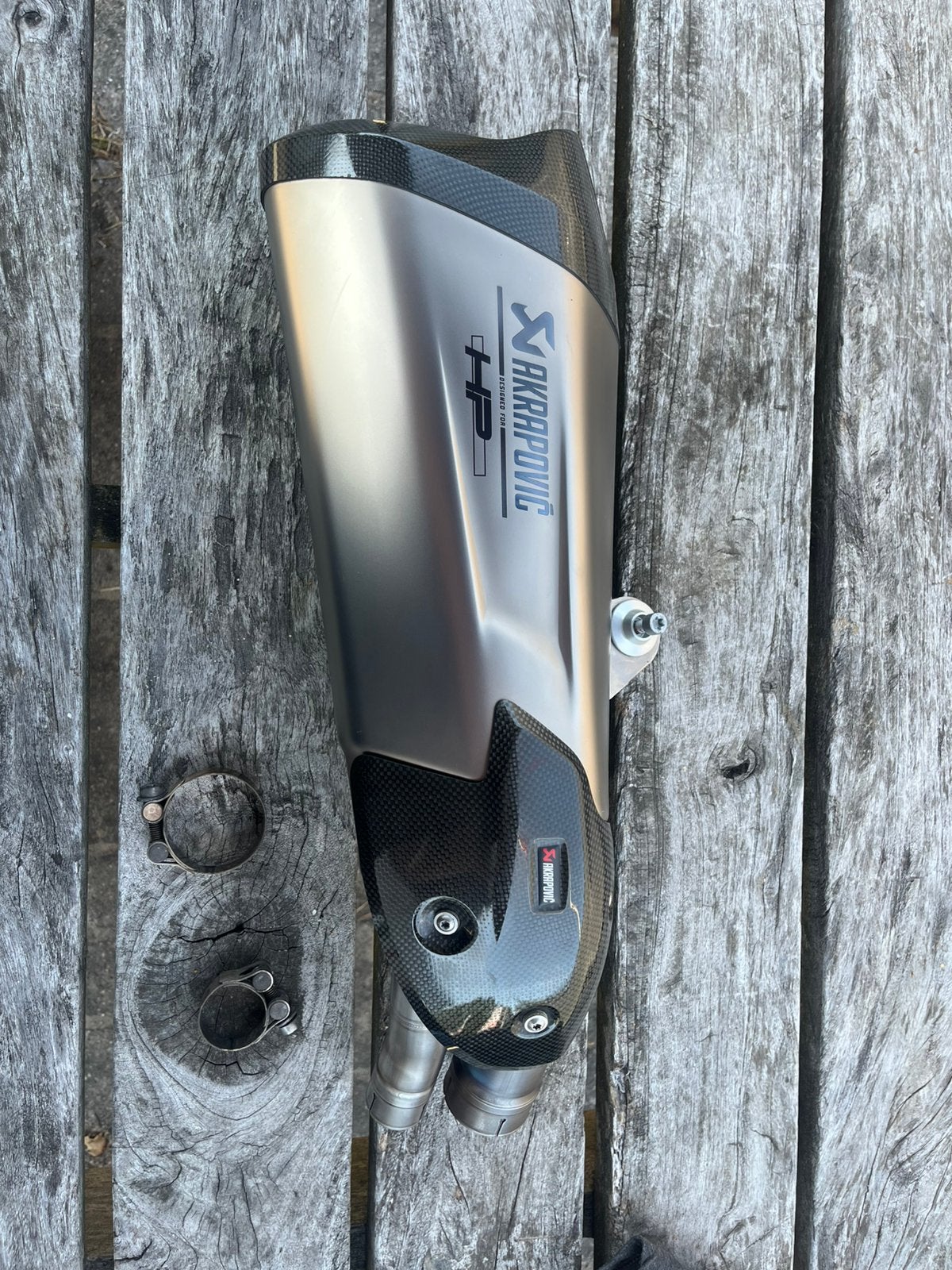 Akrapovic BMW S1000RR/R uitlaat, Ophalen of Verzenden, Gebruikt