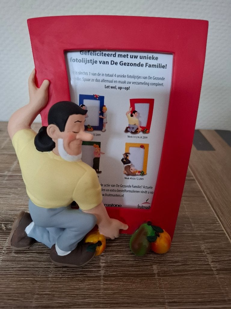 Suske en Wiske Fruitmasters fotolijst Jerom rood NIEUW, Ophalen of Verzenden, Suske en Wiske, Nieuw, Gebruiksvoorwerp