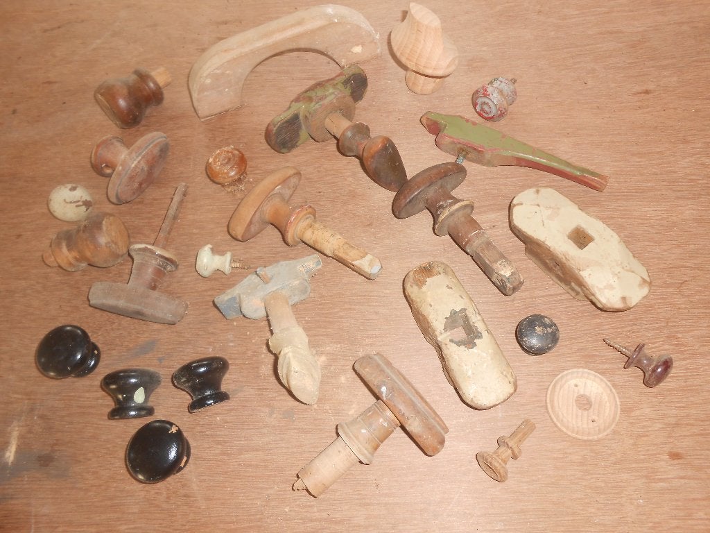 kastknoppen deurknoppen antiek, Ophalen of Verzenden, IJzer