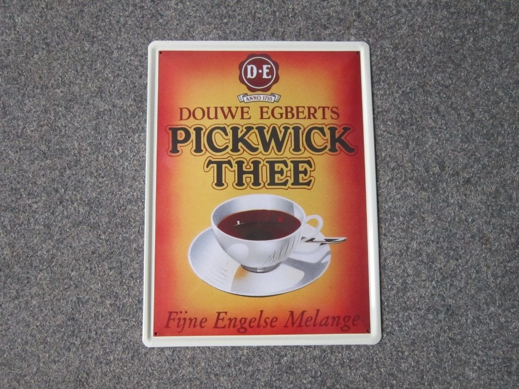 DOUWE EGBERTS BLIKKEN RECLAMEBORDEN, Verzamelen, Merken en Reclamevoorwerpen, Ophalen, Nieuw, Reclamebord
