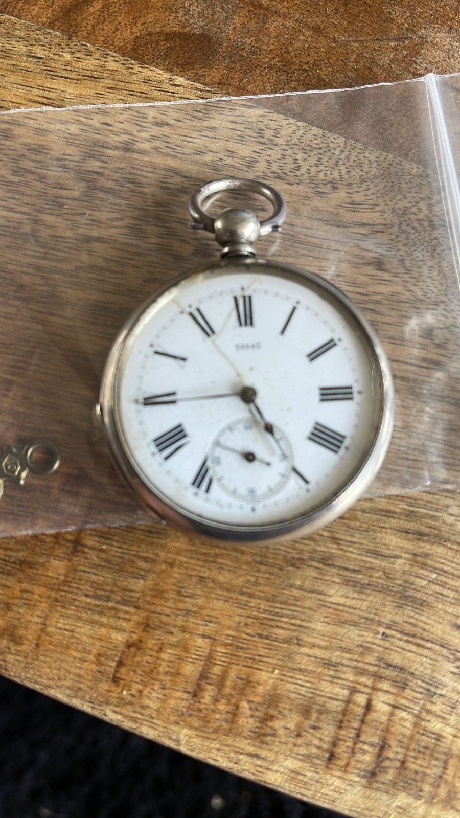 Antiek Zilveren Zakhorloge - Ca. 1900 - Werkend, Sieraden, Tassen en Uiterlijk, Horloges | Antiek, Ophalen of Verzenden, Zilver