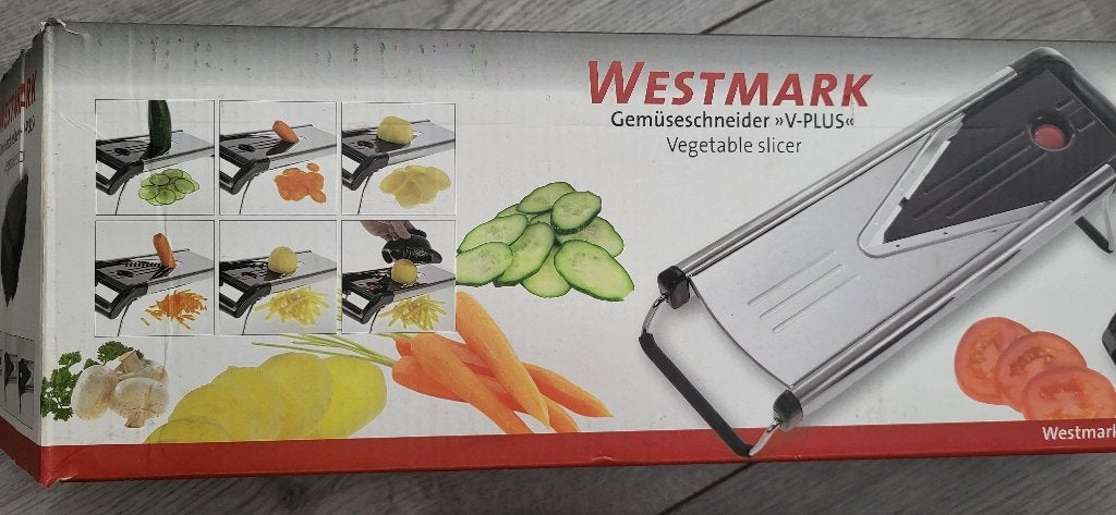 mandoline, Zilver, Ophalen of Verzenden, Zo goed als nieuw, Metaal