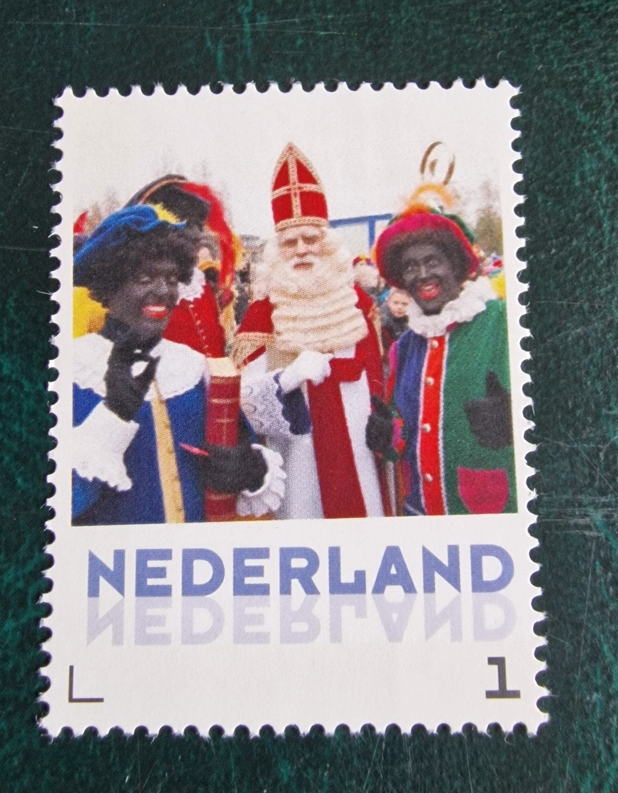 kv187 persoonlijke postzegel sint en piet - postfris, Ophalen of Verzenden, Na 1940, Postfris