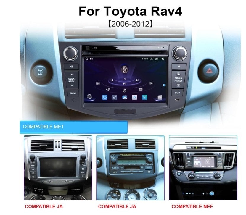 Android 15 Radio Navigatie Toyota rav4 2008 apple carplay, Oberonweg 262 3208pg, Nieuw, Ophalen of Verzenden, Dynavin