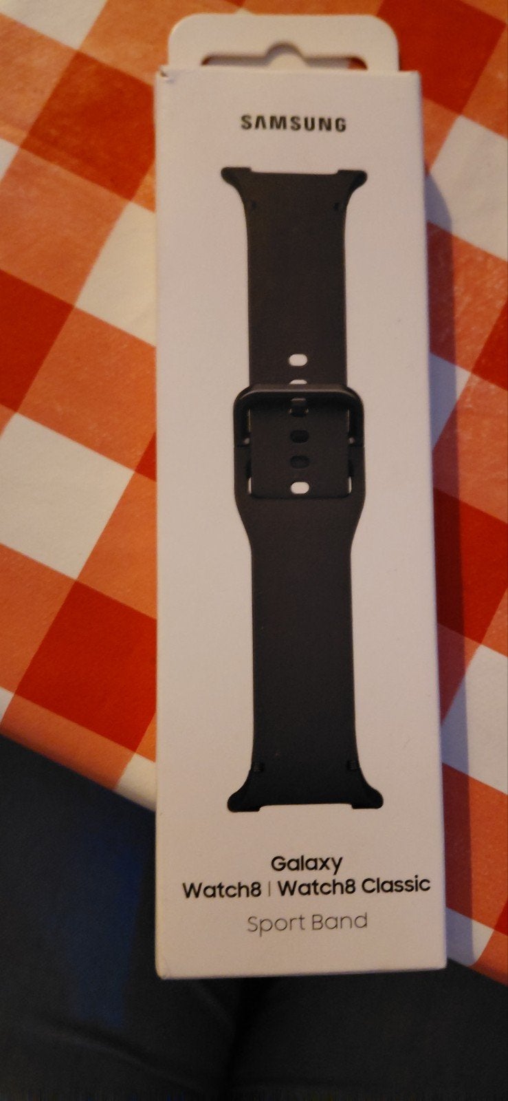 Samsung Galaxy Watch8 Sport Band - Zwart, Ophalen of Verzenden, Nieuw, Zwart, Samsung