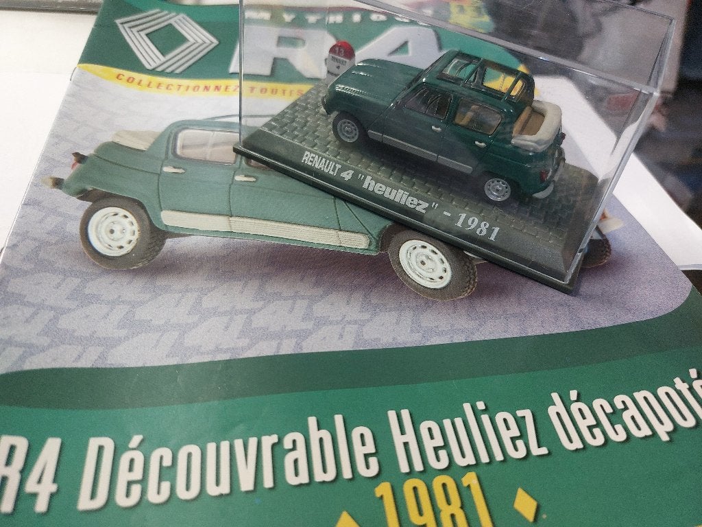 Renault 4 decouvrable Heuliez 1981, Hobby en Vrije tijd, Ophalen of Verzenden, Nieuw, Auto, Universal Hobbies