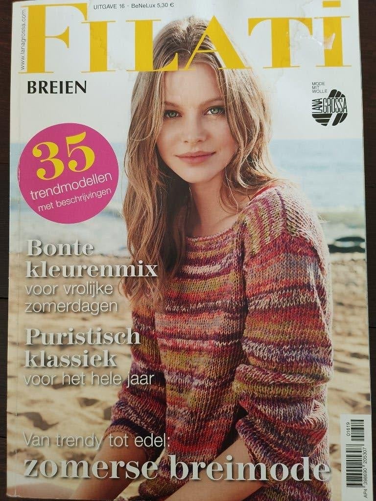 Filati breien nr. 16 met 35 modellen, Ophalen of Verzenden, Zo goed als nieuw, Breien en Haken