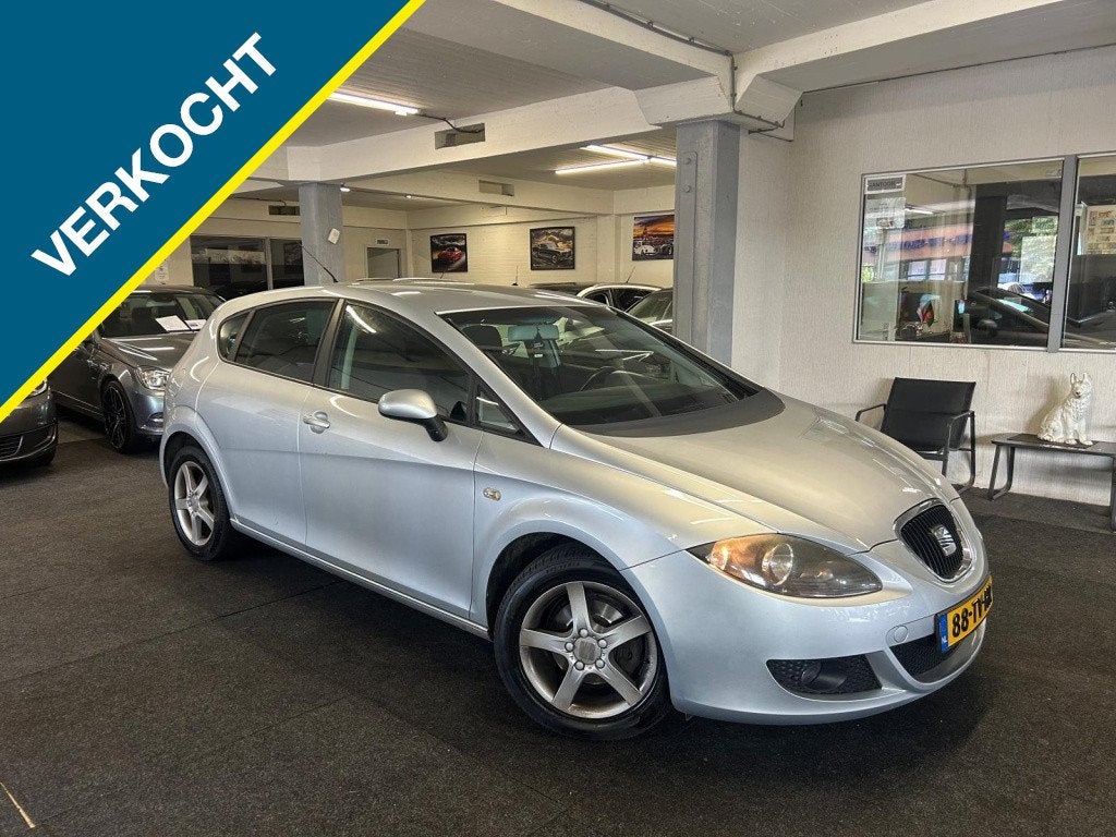 SEAT Leon 1.6 Sportstyle*NAP*Airco*Velgen*Koopje (bj 2007), Auto's, Gebruikt, 4 cilinders, Leon, Euro 4