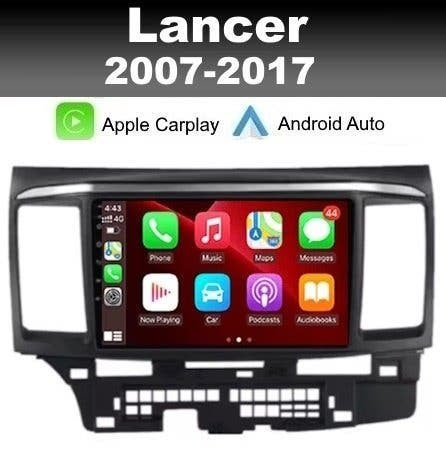 Mitsubishi Lancer 2007-2017 navi radio android carplay dab, Auto diversen, Autoradio's, Nieuw, Ophalen of Verzenden