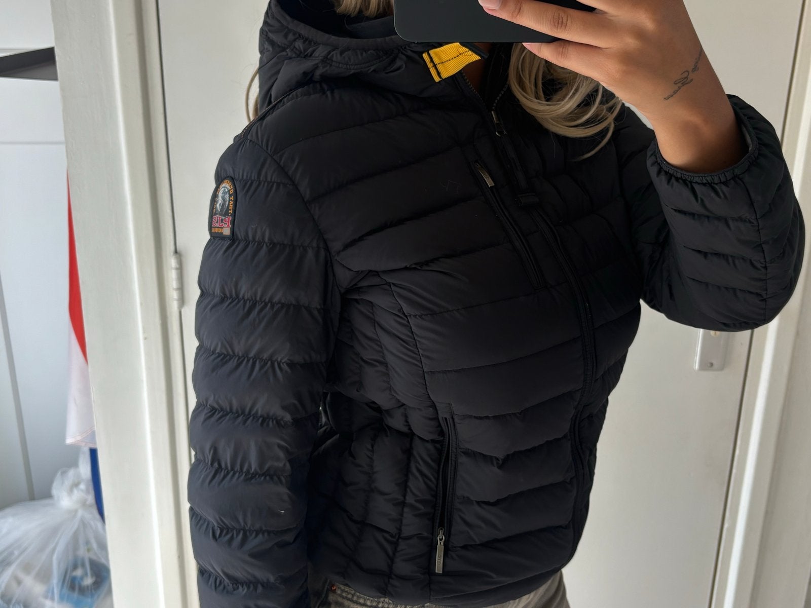Parajumpers Jas - Zwart - Maat XS (152), Ophalen of Verzenden, Gedragen, Maat 34 (XS) of kleiner, Zwart