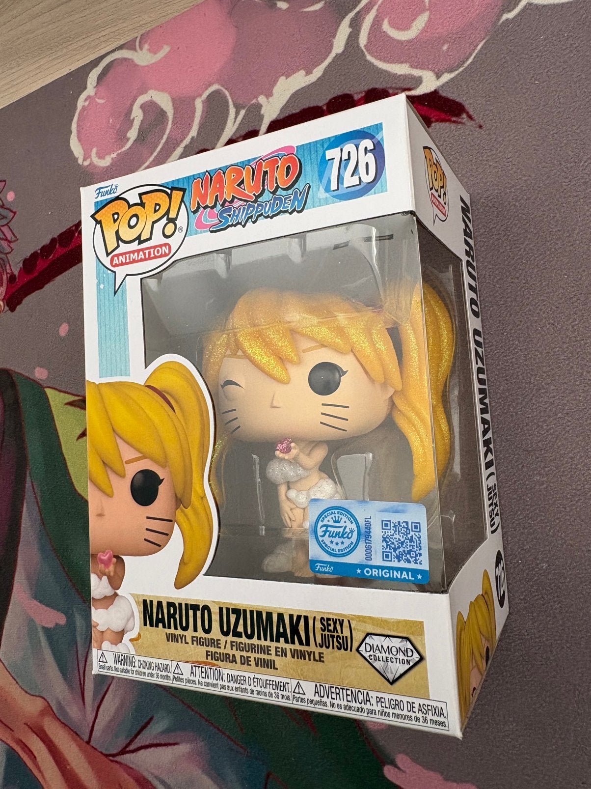 Funko Pop! Naruto #726 (Sexy Jutsu) Diamond Collection, Funko Europe, Ophalen of Verzenden, Zo goed als nieuw, 4th floor, 1 Queen Caroline St, London W6 9YN, Verenigd Koninkrijk