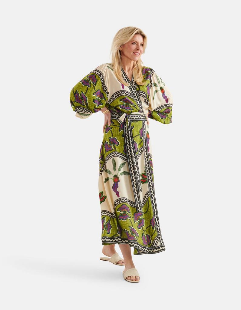 GEZOCHT: Printed Wrap Jurk Shoeby x Lonneke Nooteboom, Ophalen, Overige kleuren, Maat 42/44 (L), Lonneke Nooteboom