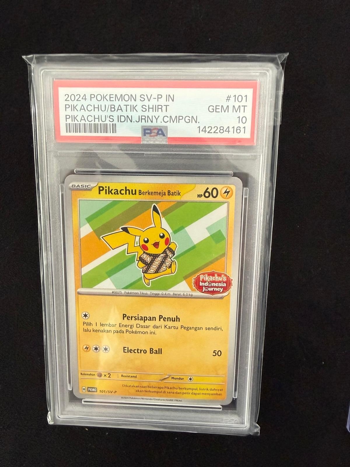 Pokémon pikachu batik #101 psa10, Ophalen of Verzenden, Nieuw