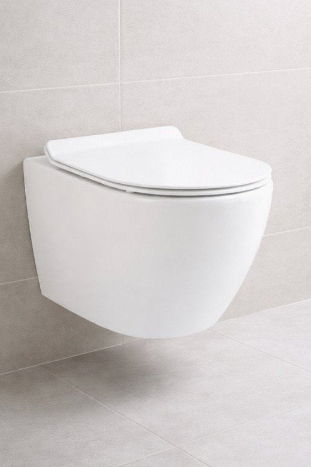 Nieuw hangtoilet, Doe-het-zelf en Verbouw, Sanitair, Ophalen, Nieuw, Rvs, Toilet