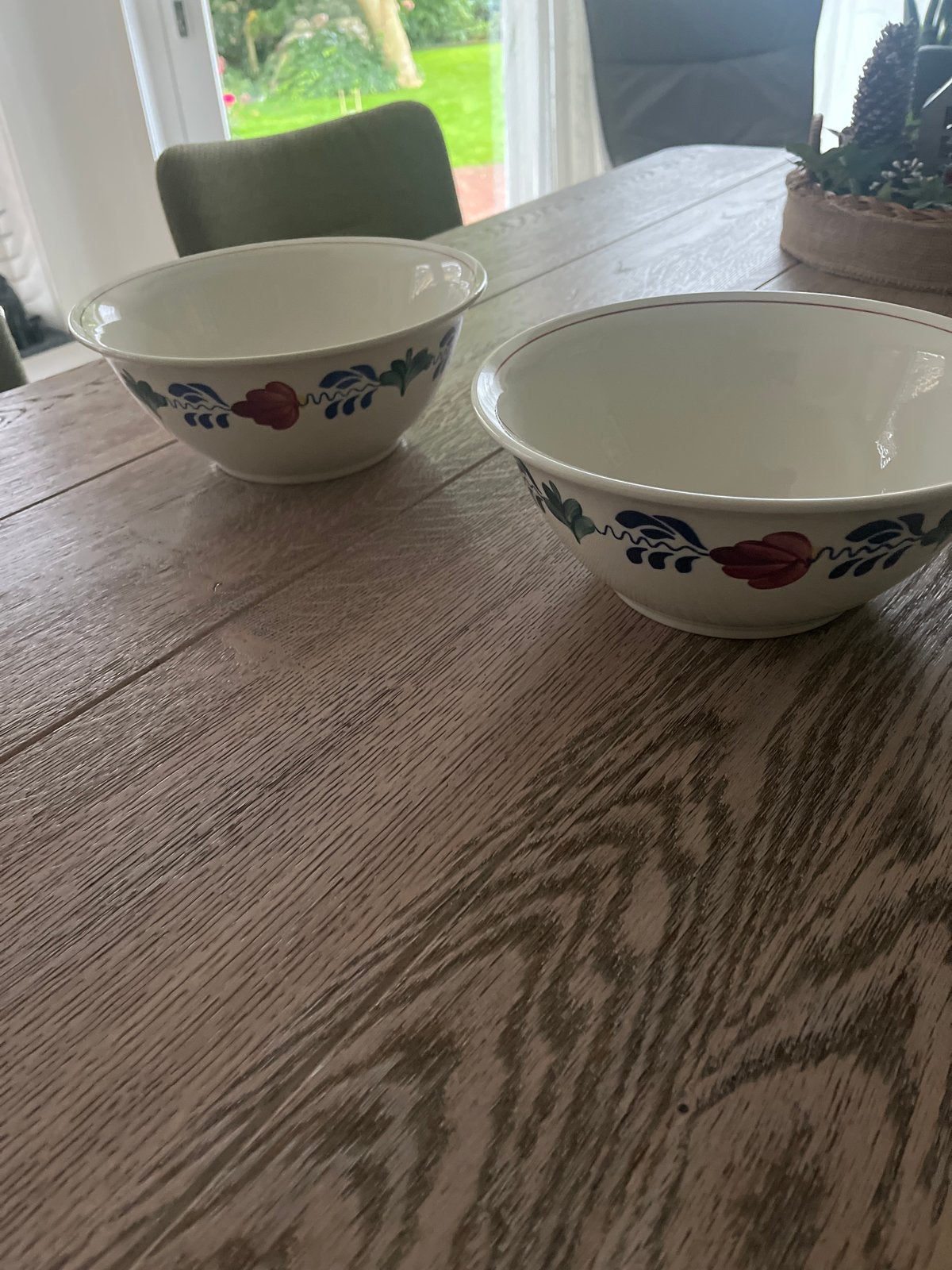 Set van 2 Delfts Blauw-stijl kommen, Ophalen of Verzenden
