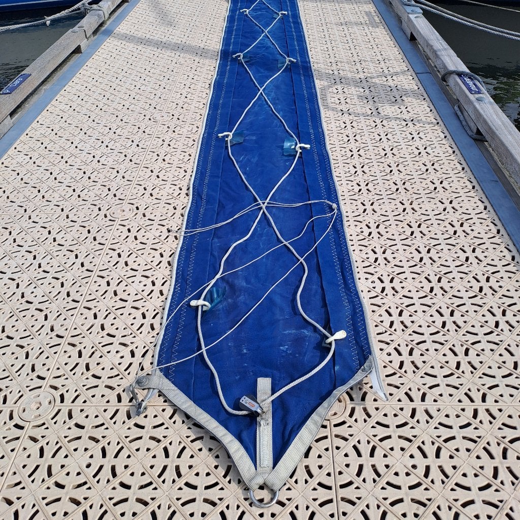 Hoes voor rolfok (9 meter), Ophalen, 6 meter of meer, Gebruikt, 15 tot 30 m²