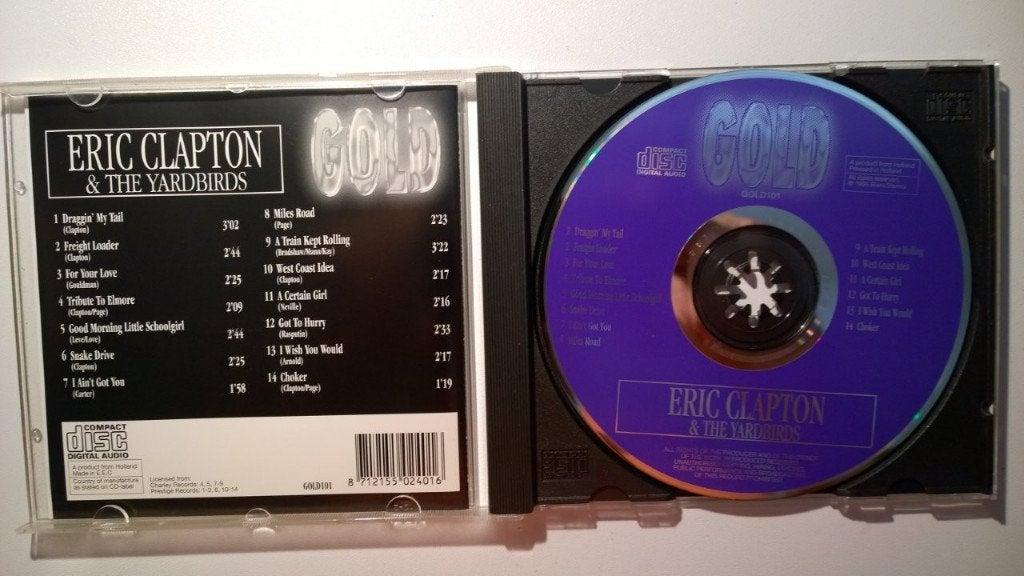 Eric Clapton & The Yardbirds - Gold, Ophalen of Verzenden, Zo goed als nieuw, Poprock, Album