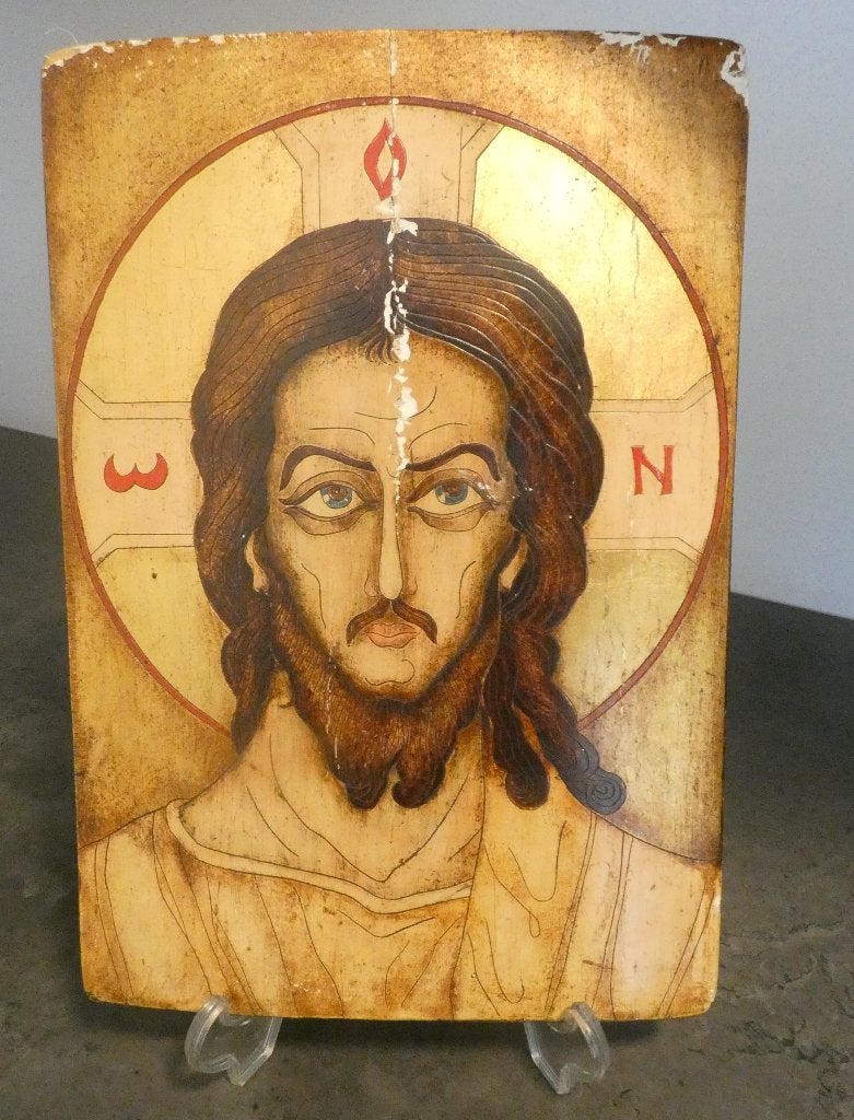 orthodox icoon, waarschijnlijk de 'Heilige Mandylion [2070], Ophalen of Verzenden
