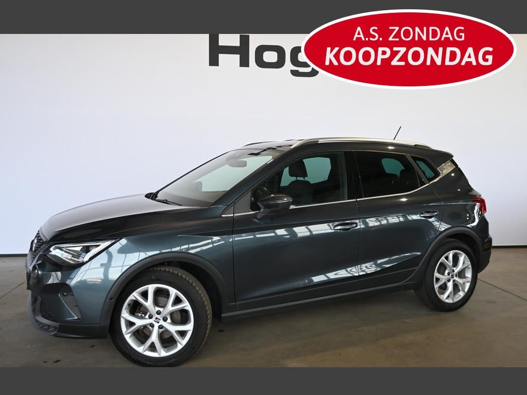 SEAT Arona 1.0 TSI FR Business Intense Clima Navigatie Carpl, Stof, Gebruikt, Met garantie (alle), Parkeercamera