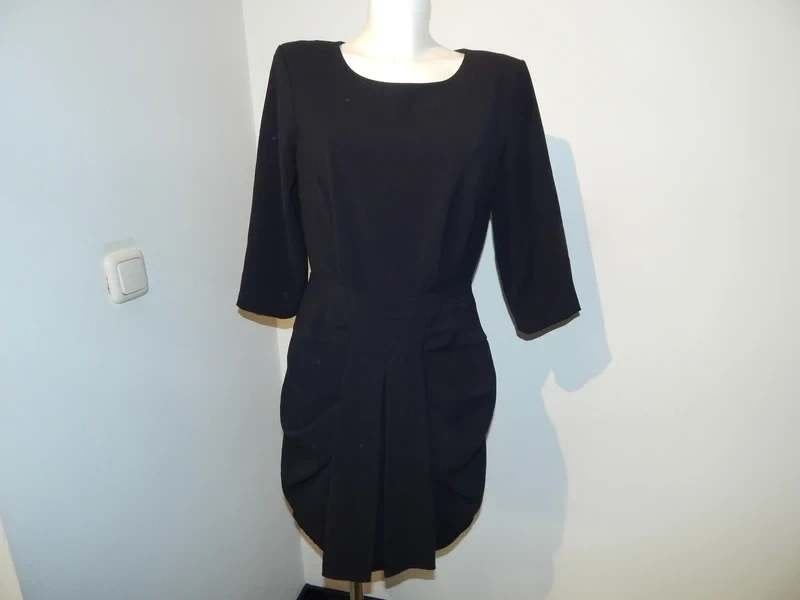BA&SH elegante jurk open rug flap voorkant bij de rok 2/M